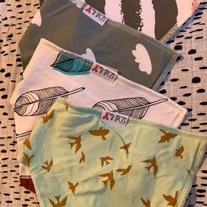 Lot of 4 drool bibs